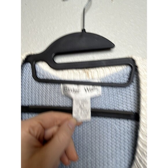 Vintage Baxter Wells Embroidered Wreath Christmas Cardigan Large Cottagecore - Picture 3 of 4